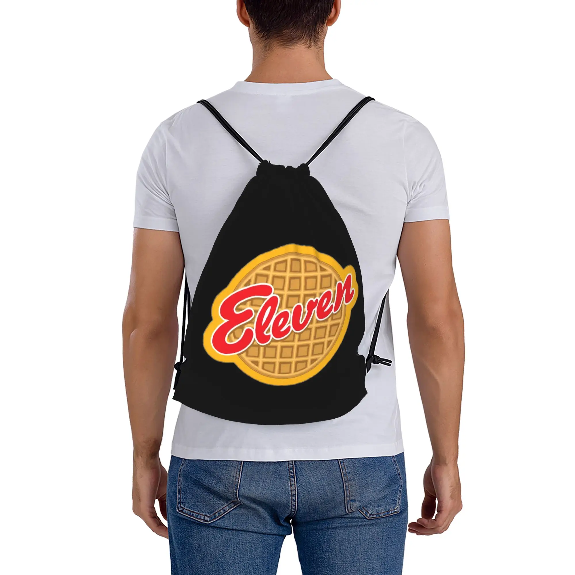 Eleven 11 Eggo 4 ST Portable Hiking Drawstring Backpack Riding Backpack Gym Shoes Drawstring Bags