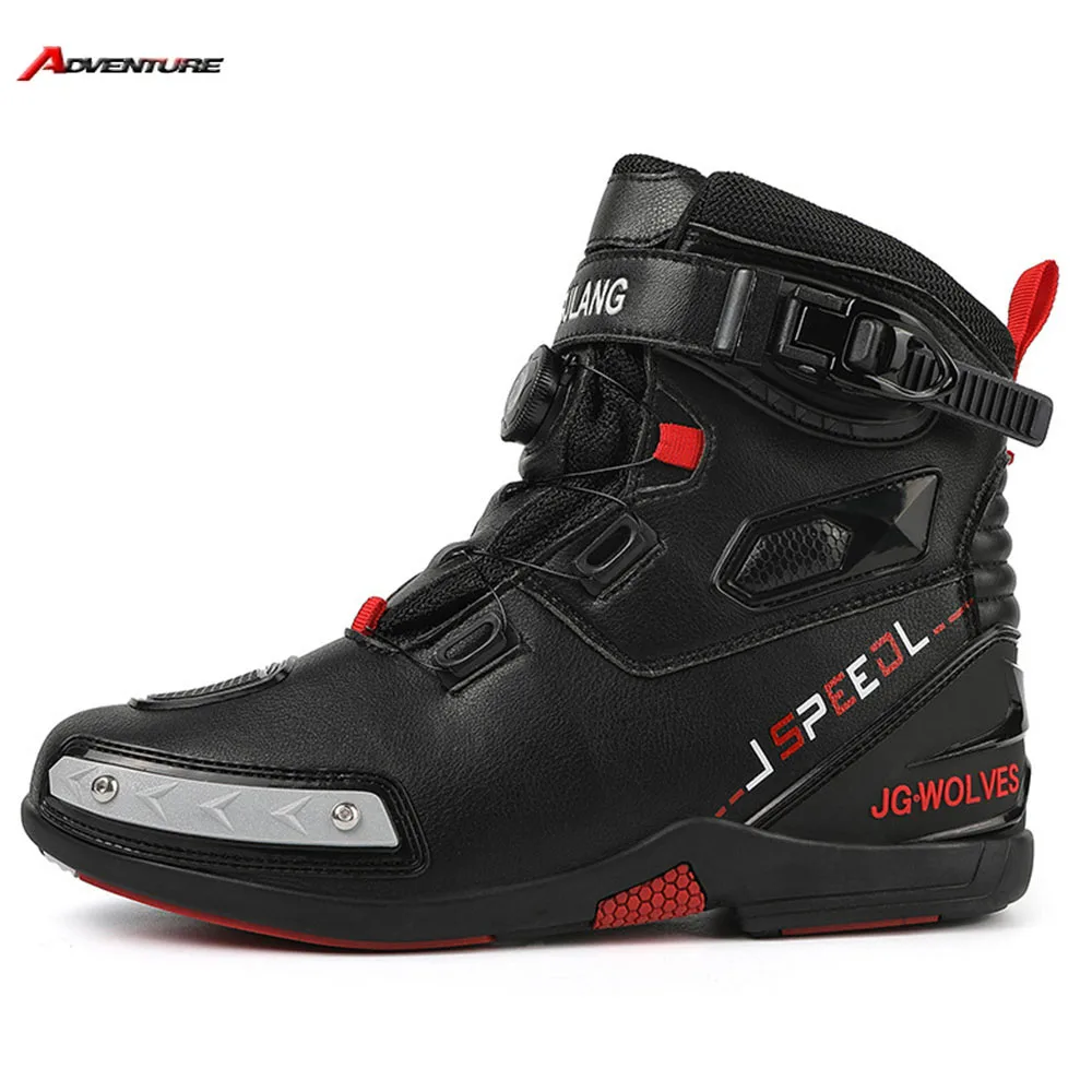 

Off-Road Mountain Riding Men New Road Commuter Motorbike Non-slip Wear-resistant Riding Boots Motorcycle Shoes Cushioning