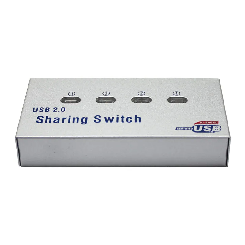 USB Printer Sharing Switch 4 In 1 Out Device AMS-S4P1 USB Port Network Computer Printer Interface for Office