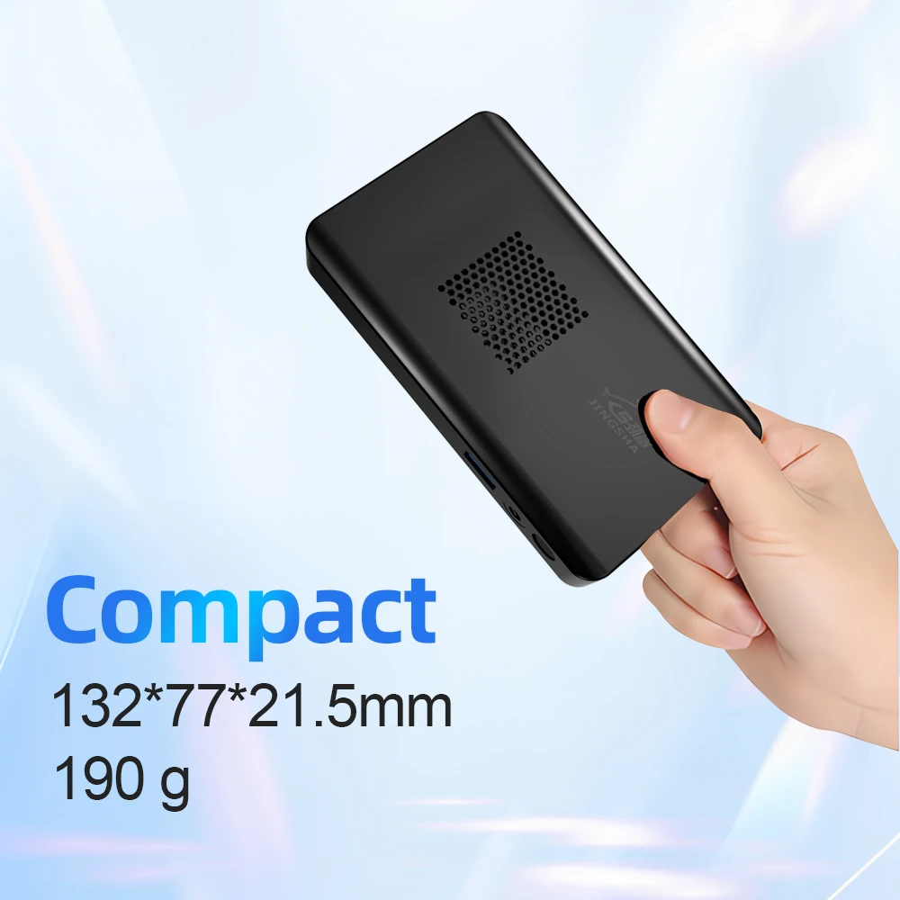 JINGSHA H3 N5095 mini pocket PC computer mini-pc support WIFI6 TypeC windows11 mini PC portable computer N 5095