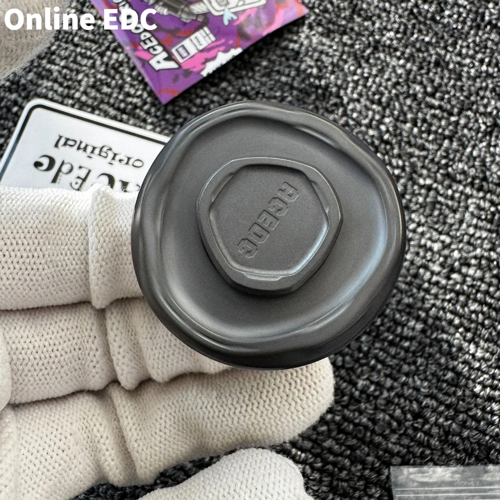 Gebrauchte ACEdc Original Zirkonium Mechanische Haptische Münze & Fidget Spinner Metall Fidget Slider Büro Spielzeug Dekompression Spielzeug