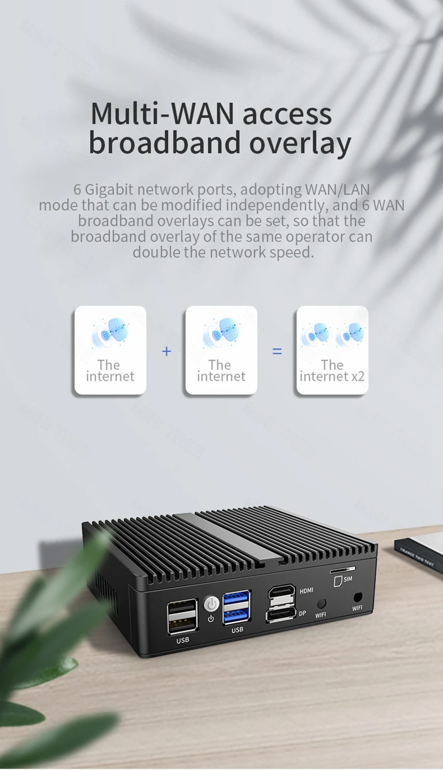 Fanless Intel N150 Home Office Mini Router 4x2.5G LAN Linux Ubuntu Compact Industrial Mini Box Computer 8G DDR5 128GB SSD 4G SIM