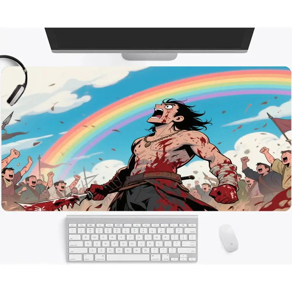 

Mouse large Pad size Desk mat Office bedroom mat Anti-slip laptop Desktop computer mouse mat