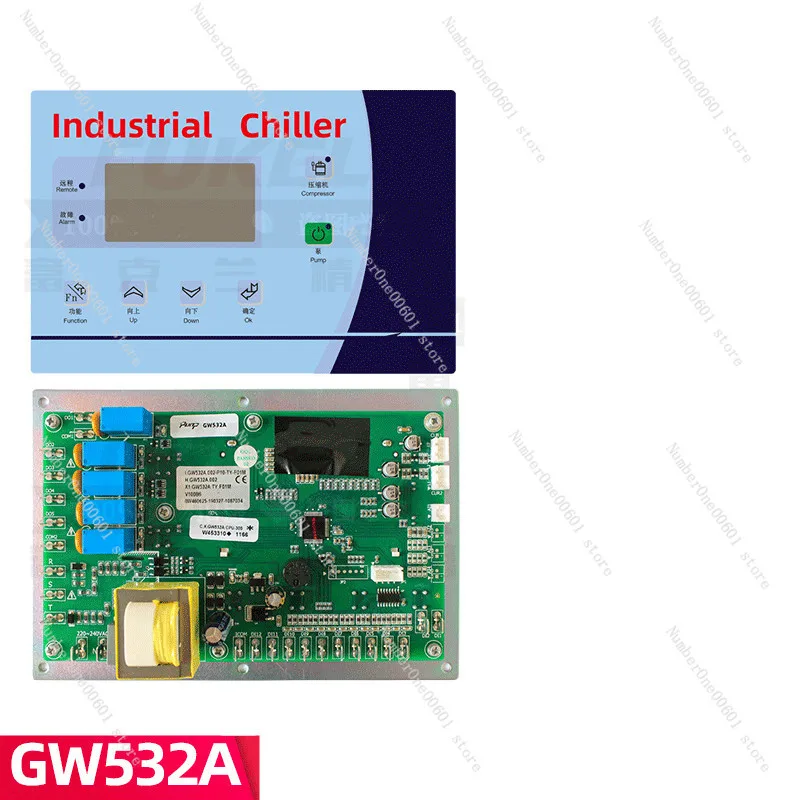 Used in Industrial Chiller Oil Cooling Machine Control Panel Gw531b Gw532a Cooling Machine Controller