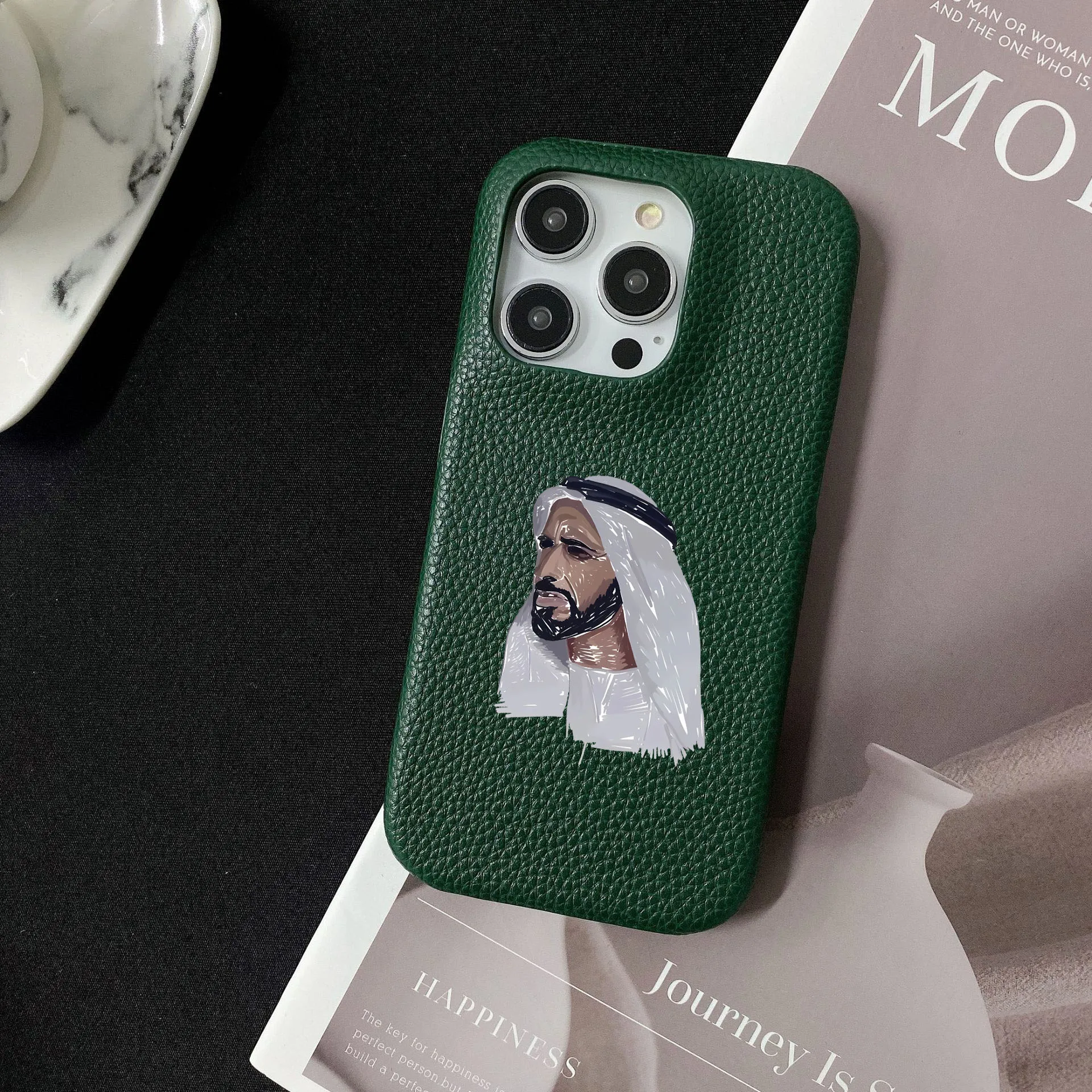 Personalised inevitable Initial kafr letters name Leather Case for iphone 11 12 14 13 15 Pro Max 16 14Plus Luxury Hard Covers