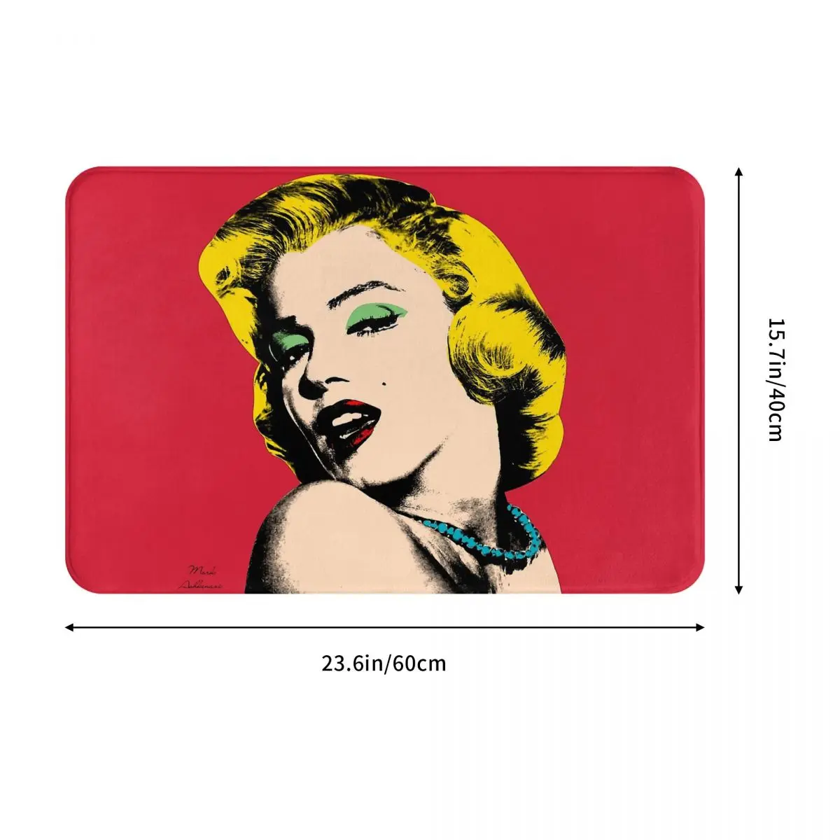 Non-slip Doormat Kitchen Mat Marilyn Floor Carpet Welcome Rug Indoor Decor