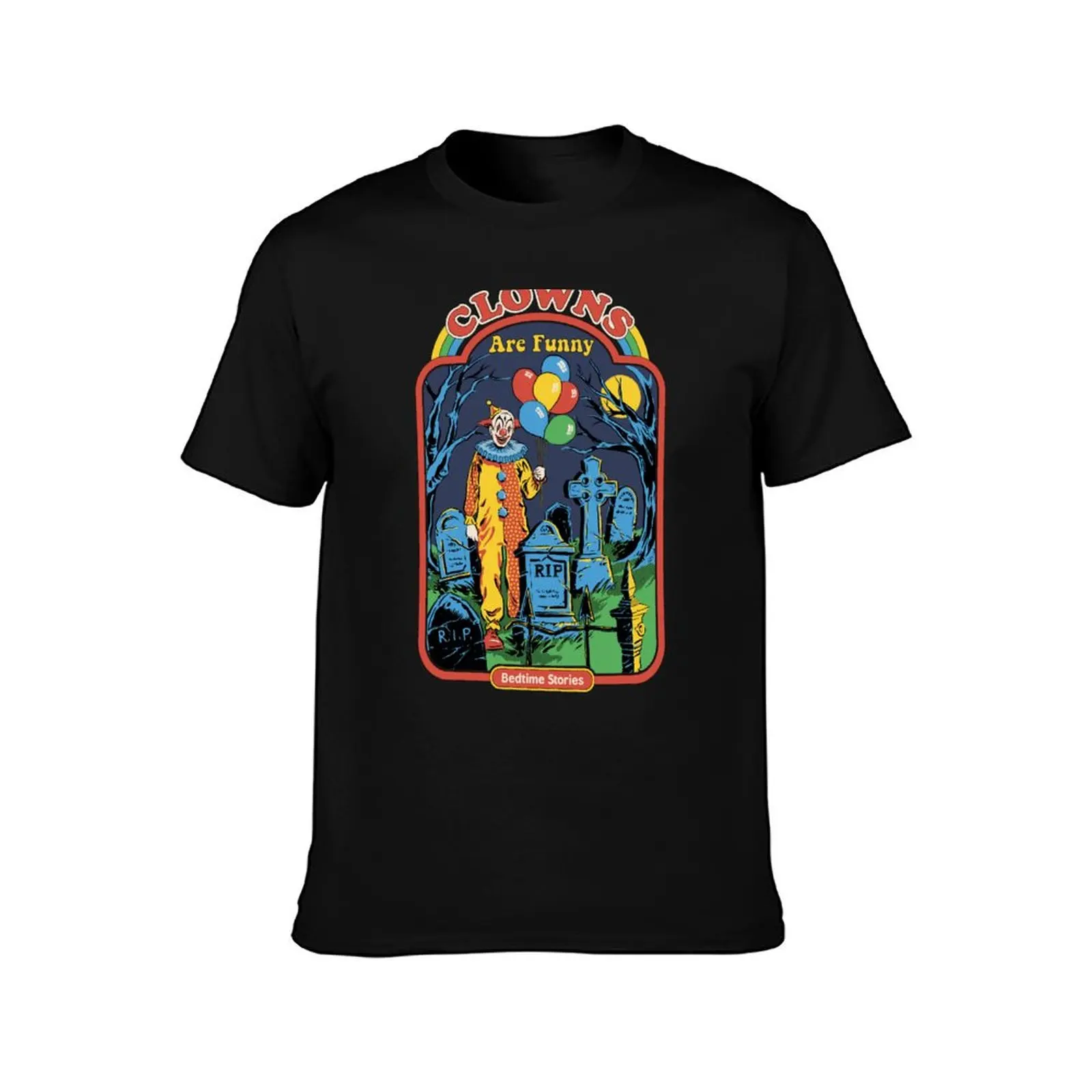 Clowns are Funny T-Shirt Classic Crew Neck Cotton T-Shirt
