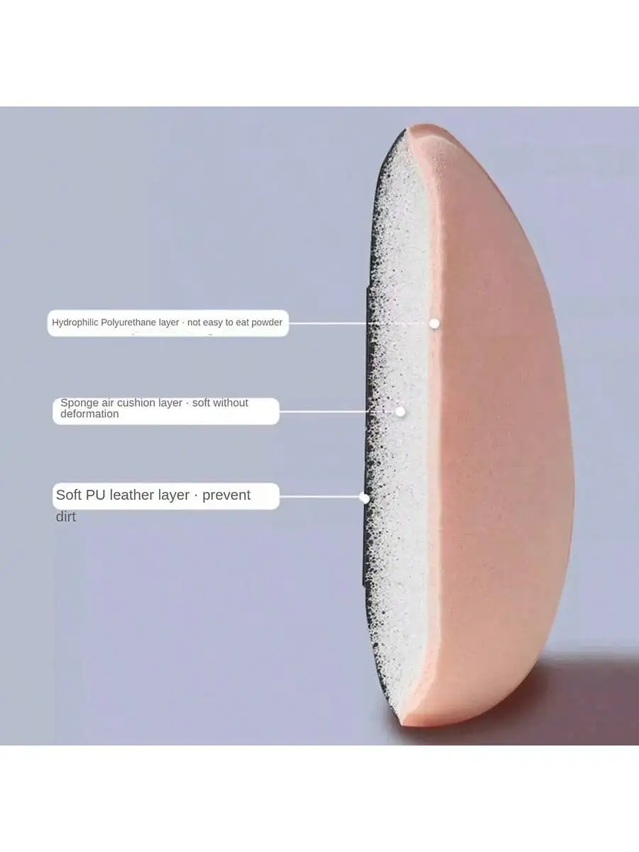 フィンガーミニパフファンデーション,小さなエアクッション,パウダーメイクツール,フェイスコンシーラー,クリーム,化粧アプリケーター,メイクツール,5個