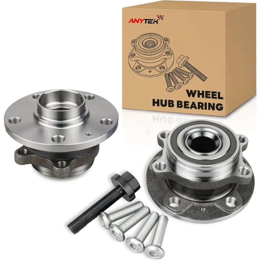 

Подшипник переднего левого и правого ступицы в сборе, совместимый с Audi A3 Q3 TT Quattro 2006-2018 и Volkswagen Jetta Beetle CC