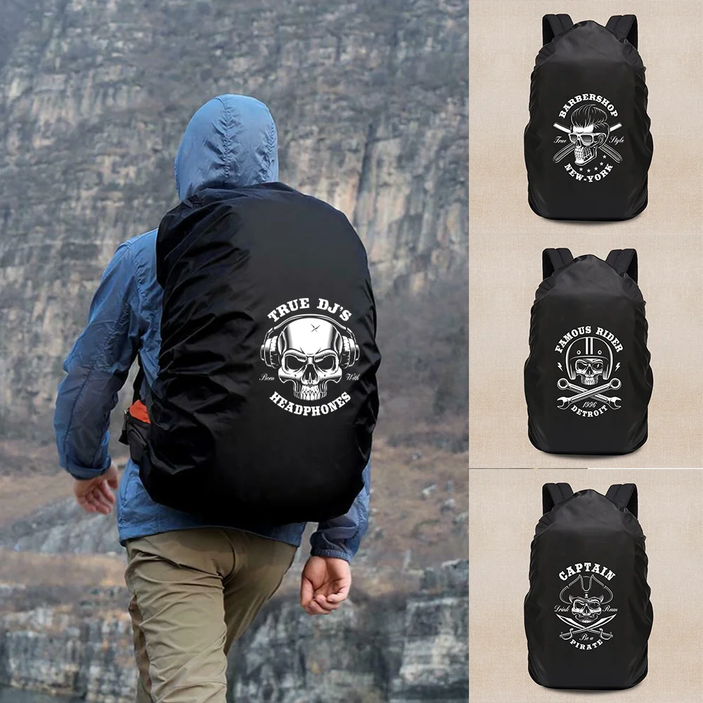 Travel Accessories Durable Simple Nylon Backpack Dust Cover Fit for 20L‑70L Backpack for Camping Hiking Activities