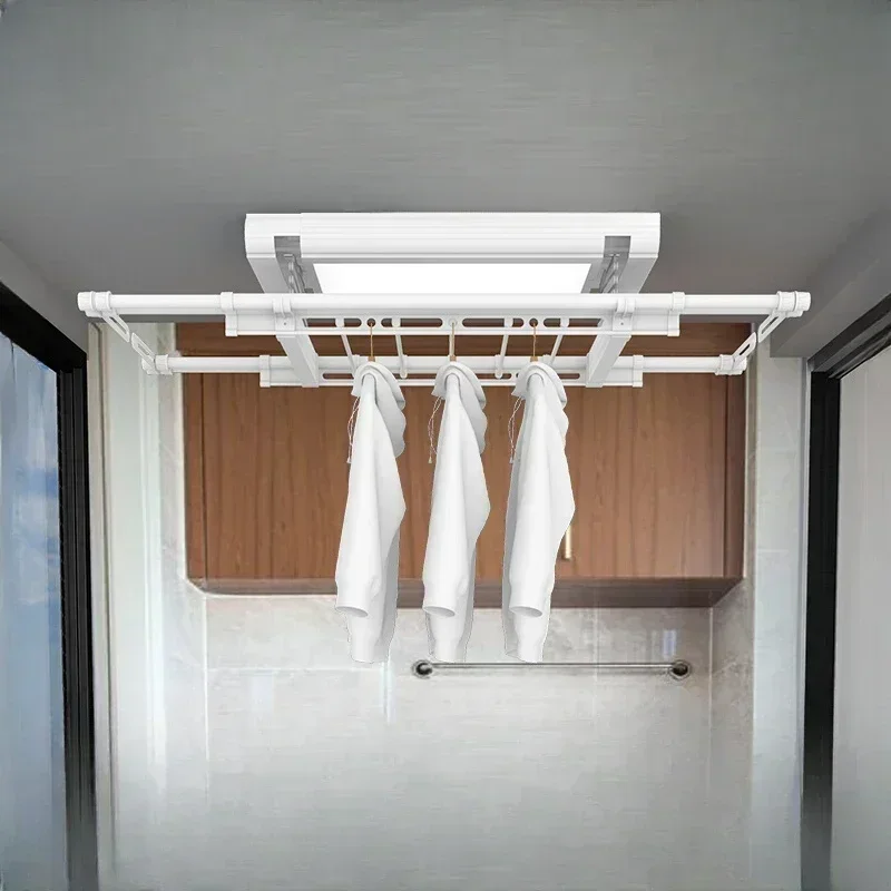 Sunshine electric drying rack small size side mount horizontal small apartment ultra-thin invisible drying rack balcony