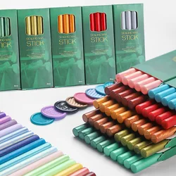 5PCS/Box Sealing Wax Stick for Glue Gun 1.1CM Seal Stamp Wax Making Tool Accessory Scrapbook Hobby Wedding Invitation Card Decor
