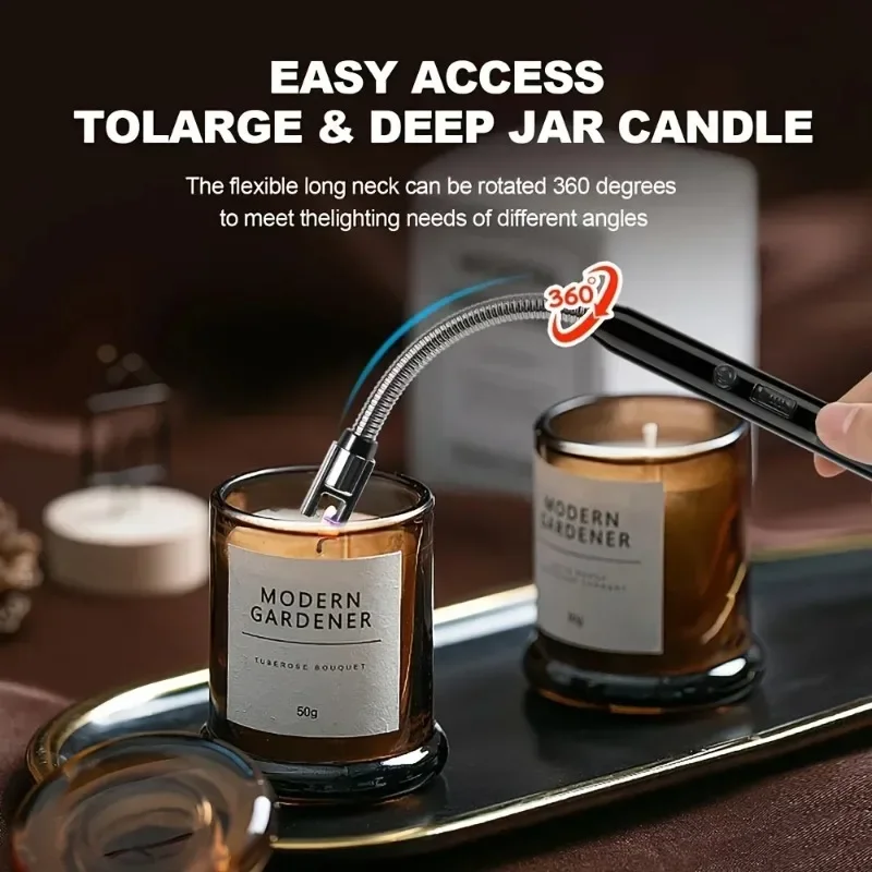 

Metal Electronics 2 Pack Electric Candle Lighter Curved Rechargeable Light Color,Very Suitable for Candles,BBQ, Camping, Kitchen