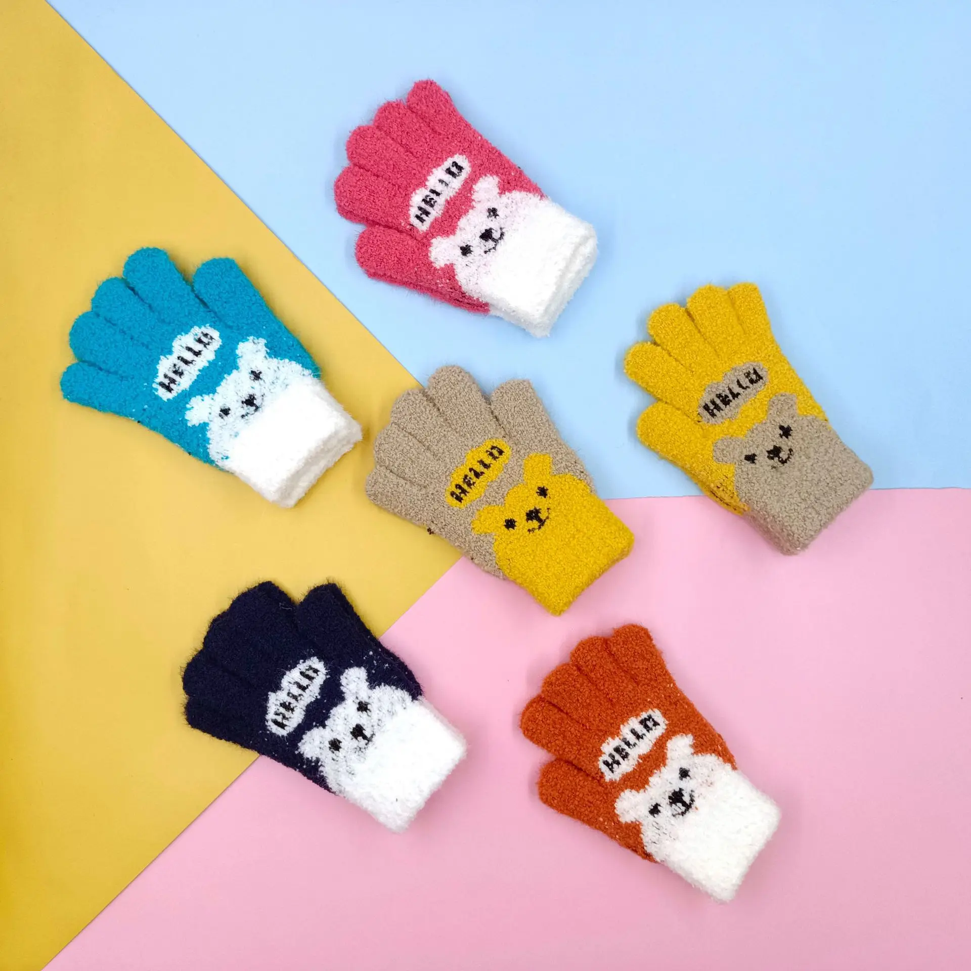 

Winter Gloves Child Baby Mittens Cartoon Warm Snow Ski Gloves For Kids Girl Boy Outdoors Accessories Children's Unisex Glove