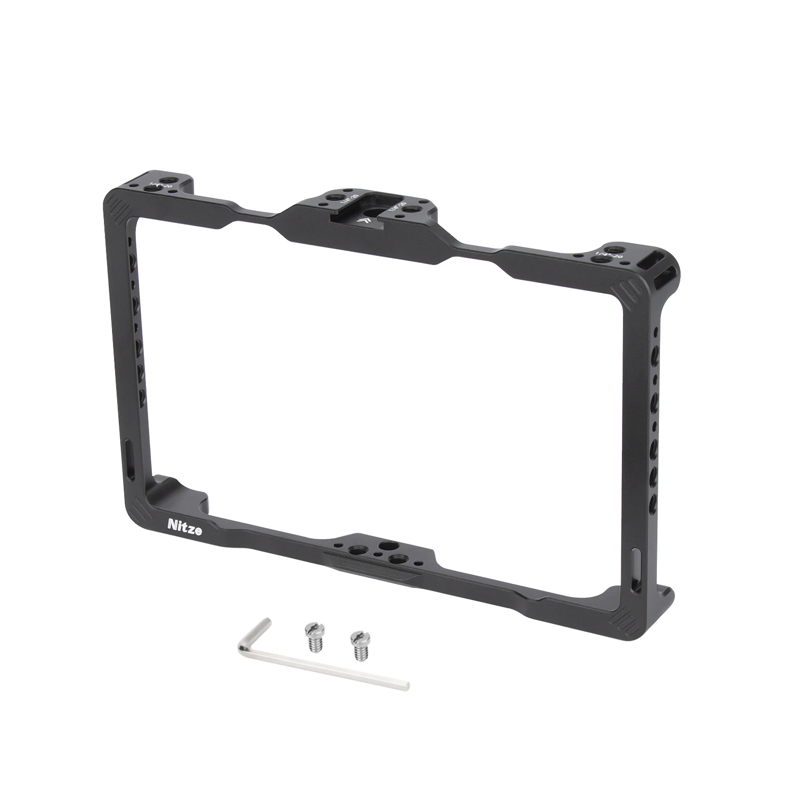 

Nitze Cage for PortKeys BM7 II DS Camera Field Monitor 2200 Nit Wide Color JT-I04A