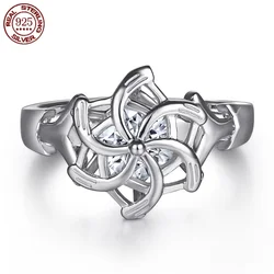 LOTR Galadriel Nenya Ring of Water Hobbit Elf Three Rings Great Rings Fashion Women Girl Jewelry High Quality Fan Gift