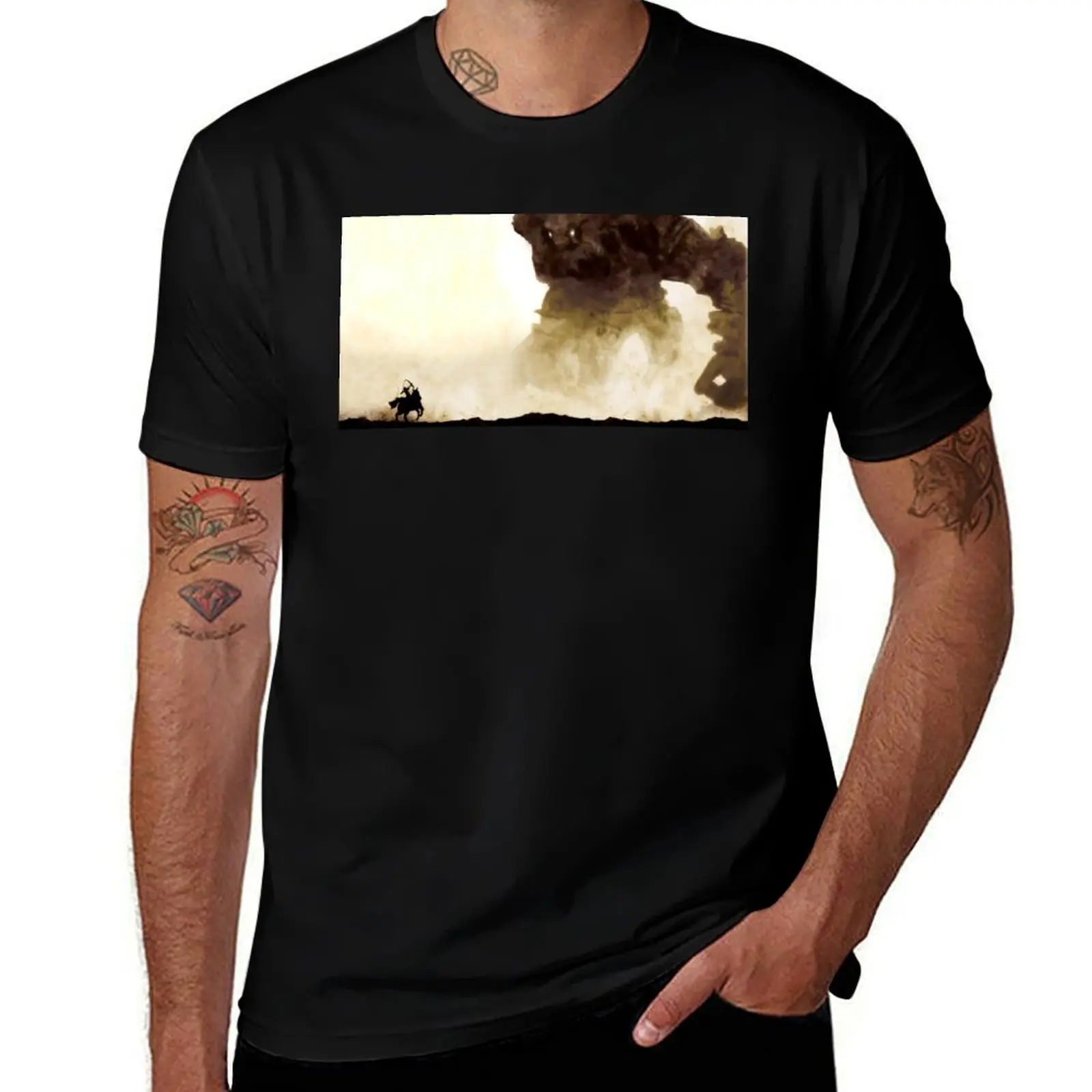 

Shadow of the Colossus T-Shirt shirts graphic affliction shirts shirts graphic tee men tshirt