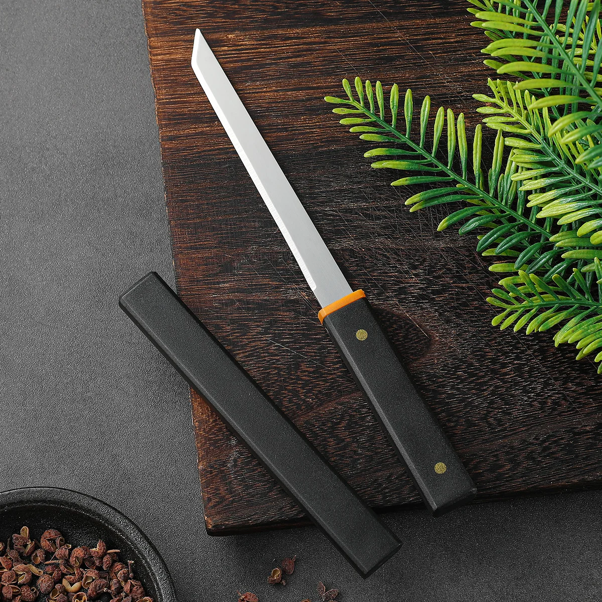 Stainless Steel Utility Knife Kitchen Meat Cleaver Fishing Barbecue Cutting Vegetable Paring Tools