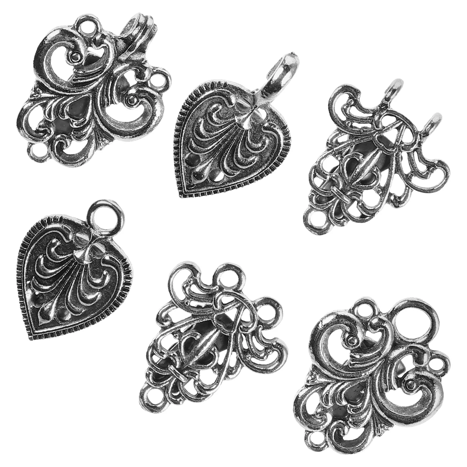 

Retro Hanfu Mother Daughter Button Cheongsam Collar Buckle Vintage Chinese Style Silk Scarf Clip Shawl Clasp Clothing Accessory