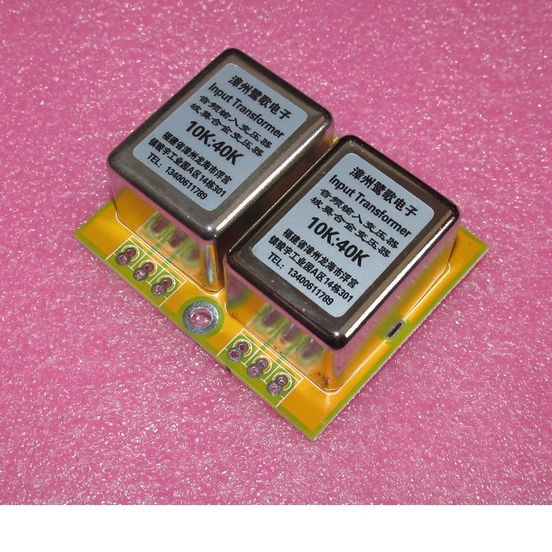 Permalloy 10k: o Cobre Chapeado do Transformador do Áudio de 40k Impulsiona a Resposta de Frequência do Transformador 2x 20hz 62 62khz1.5db