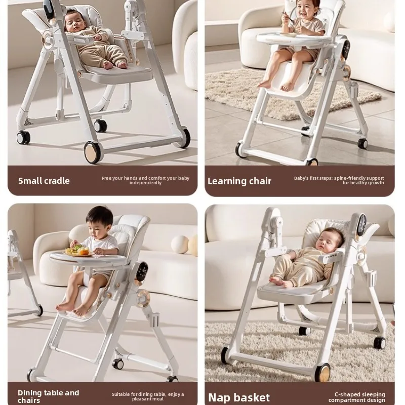 كرسي أكل الطفل كرسي مرتفع لتغذية الطفل كراسي طاولة طعام متأرجحة كهربائية كراسي تناول الطعام كرسي هزاز كهربائي