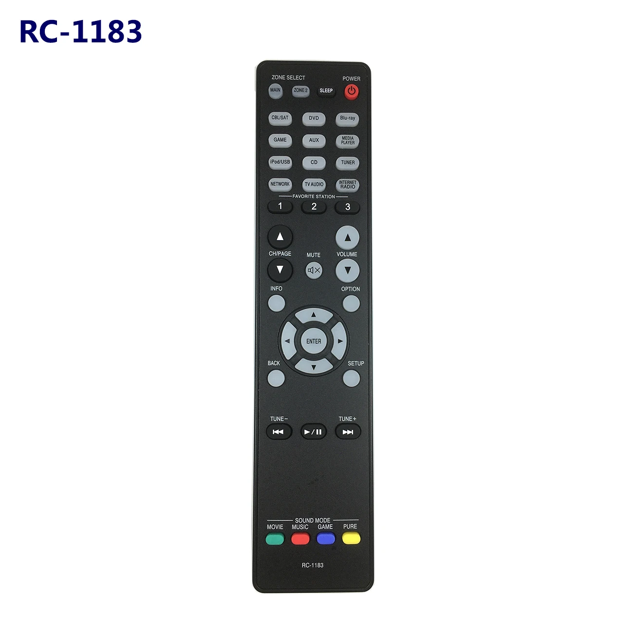 Controle remoto RC-1183 RC-1184 para receptor AV Denon AVR-X3000 AVR-X2000 AVR-1913 AVR-2113CI AVR-2313CI AVR-S800CI AVR-E400