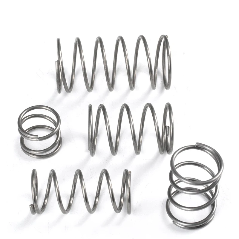 304 Stainless Steel Micro Small Return Compression Spring Compression Spring Wire Dia:0.1mm OD:0.8mm-1.4mm Length:5mm-25mm