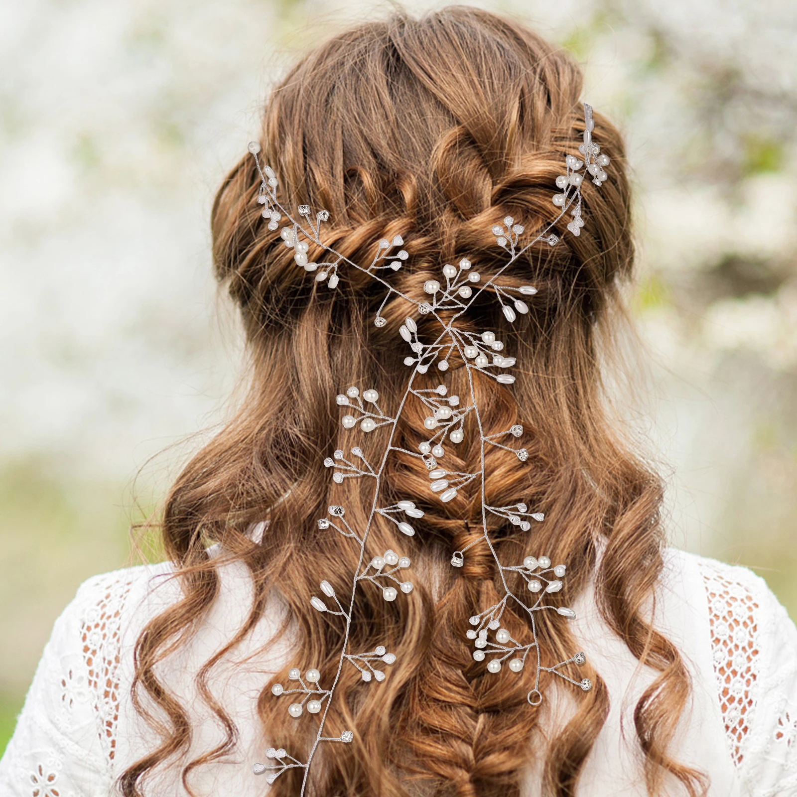 

Pearl Headband Hair Accessories Bridal Headpiece Jewellery Elegant Jewelry For Wedding Decorations