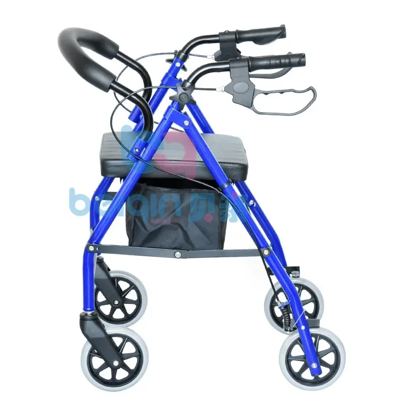 

BQ3003C Foldable 4 wheels rollator for elderly and disabled people mobility walker with seat