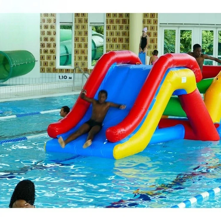Inflatable Small Slide Float on Water Floating Inflatable Park Water Inflatable Pool Float Obstacle Course for Sale