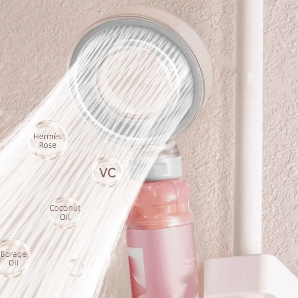 

Built-in Water Filter Pressurized Shower Head Pressurized Design Chlorine Removal Function Skin Care Showerhead