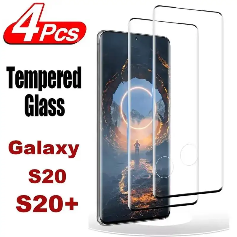 

4Pcs High Clear Tempered Glass Screen Protector For Samsung Galaxy S25/S24/S25 Ultra Easy Install Anti- Shock Protective Cover