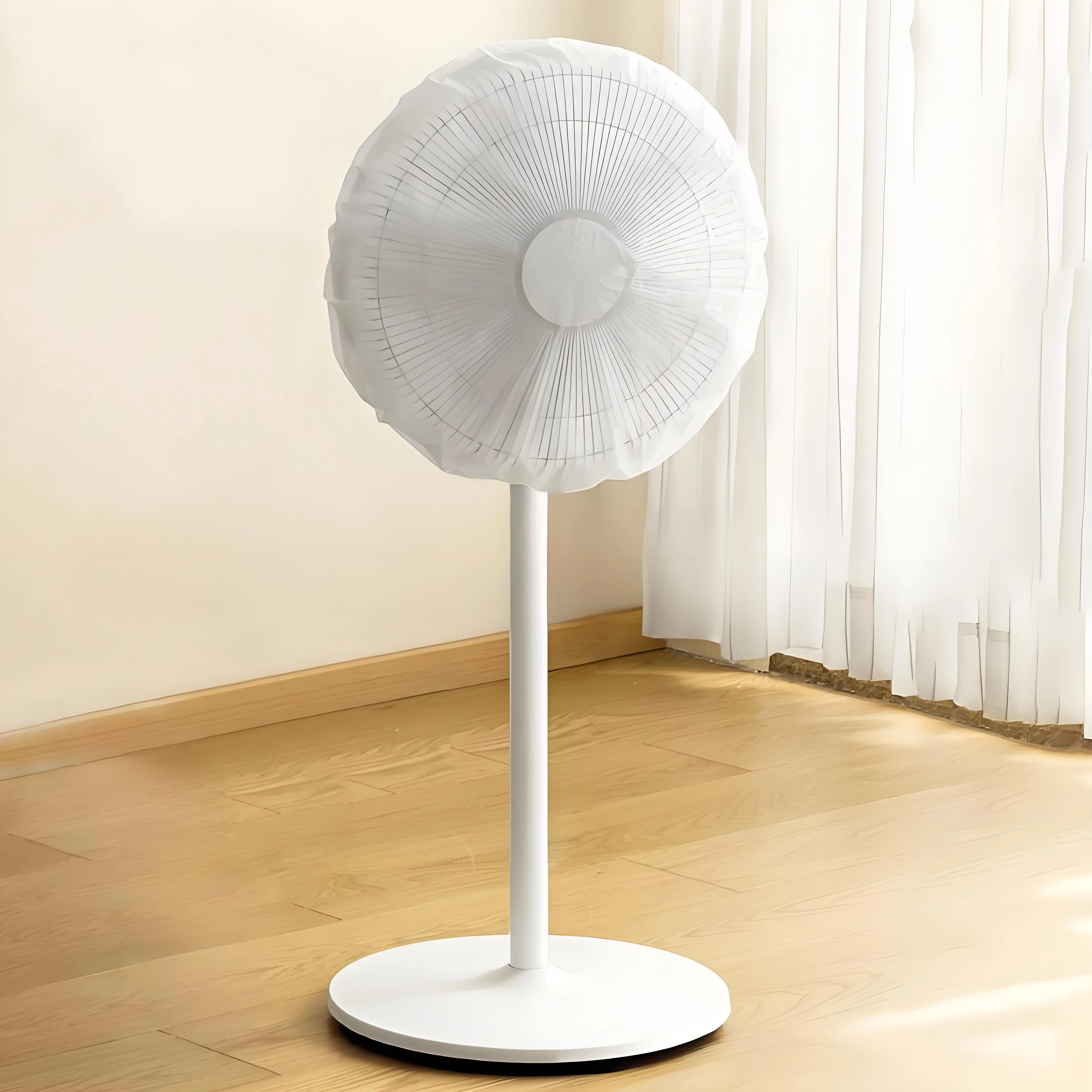 Dustproof Round Fan Cover Household Vertical Floor Fan Universal Dust Cover Fully Cover The Electric Fan To Protect It From Dust