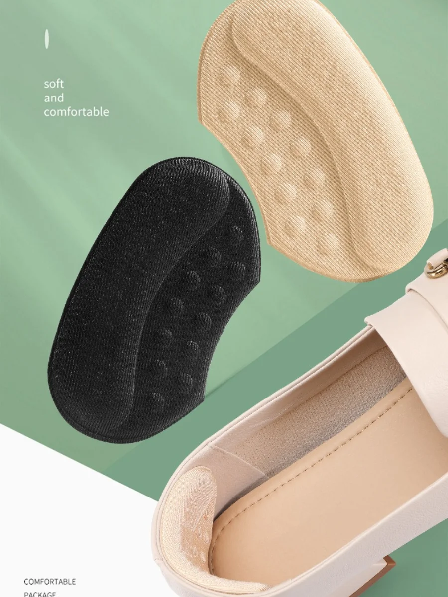 4 Stück Weiche Fersenpolster für High Heels Anti-Reibungs-Kissen Schmerzlinderung Komfortable Schuheinlagen Fersenschutz