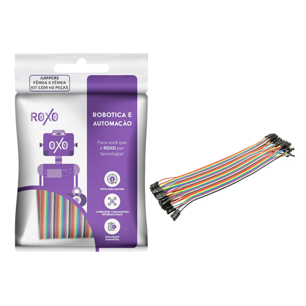 40x Female X Female 20 Cm Wire Jumper Cable-RoXo