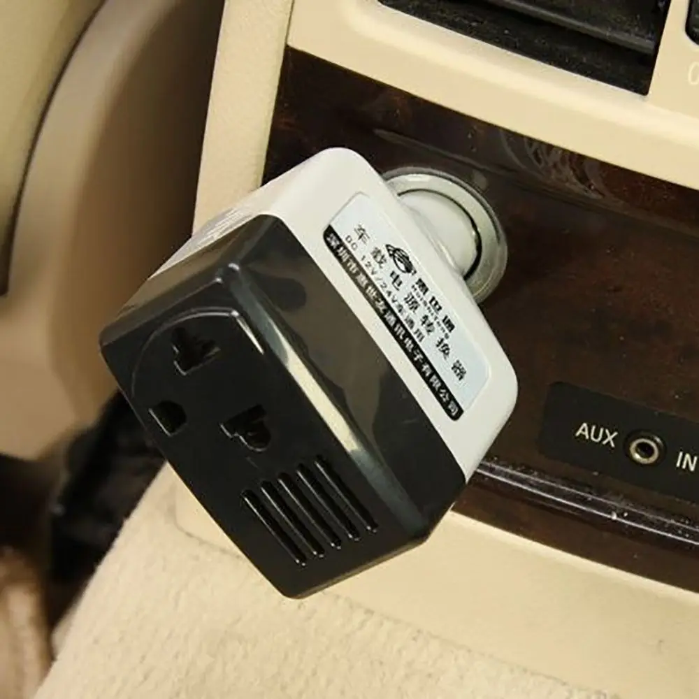 

for Mobile Phone Phone with USB DC 12V To AC 220V Inverter Converter Auto Charger Adapter Car Power