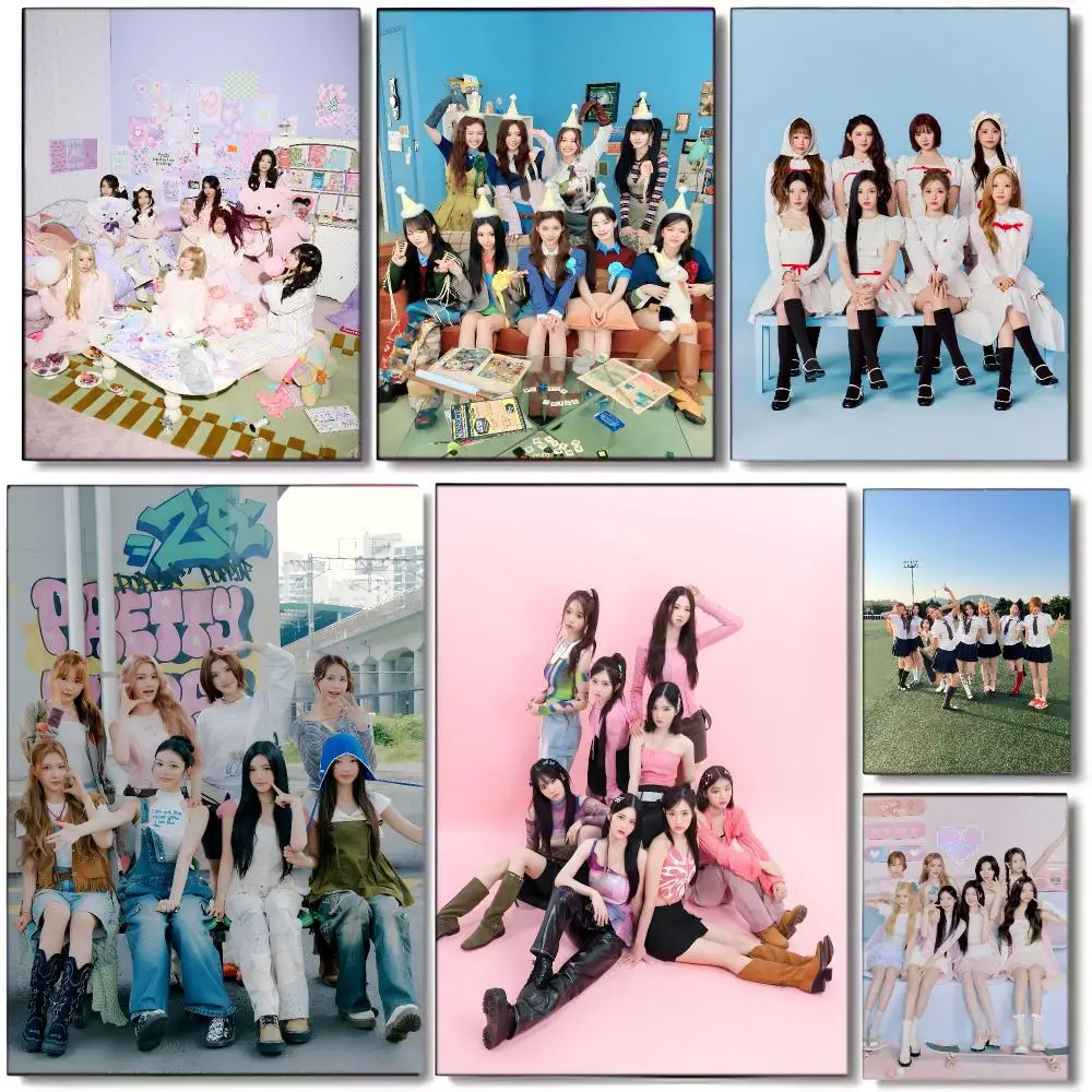 Pastel Youth Pop H-H2H Poster, Wandkunstdruck, geeignet für Wohnzimmer, Schlafzimmer, Bar, Salon, Heimdekoration, Geschenk