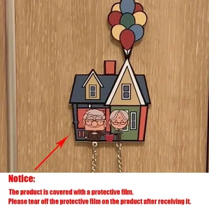 Key holders for couples, wall avoid loss pendant, lover keychain, home decoration, adhesive refrigerator, storage decoration, girl gift, 1pc 10 Main Sales Key Door - №5