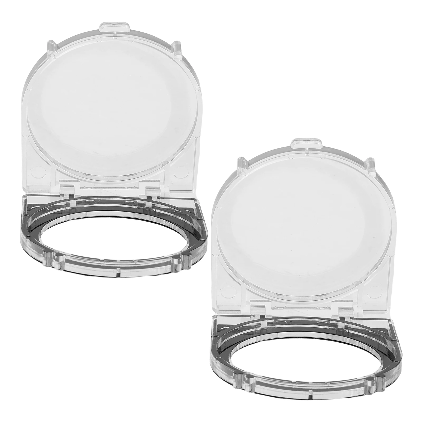 2pcs Elevator Power Button Cover - Plastic Clear Safety Push Button Switch Adhesive Protector For Computer Machine Dishwasher