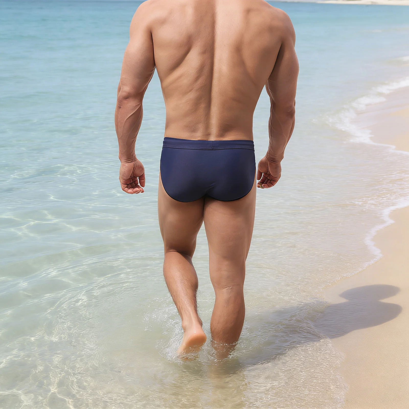 Herren Bikini Surf Badebekleidung Sexy Badehose Schwimmslip Herren Sunga Masculinas Badeanzug Klassischer Badeanzug Strandbekleidung Shorts – Detail 2