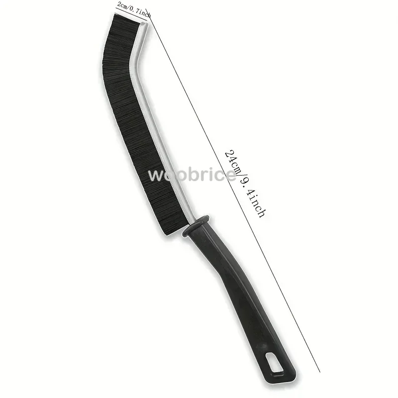 Household Cleaning Brush Bathroom Scrubber Radiator Crevice Cleaning Brush Multifunctional Thin Brushes Long Handle Ergonomic