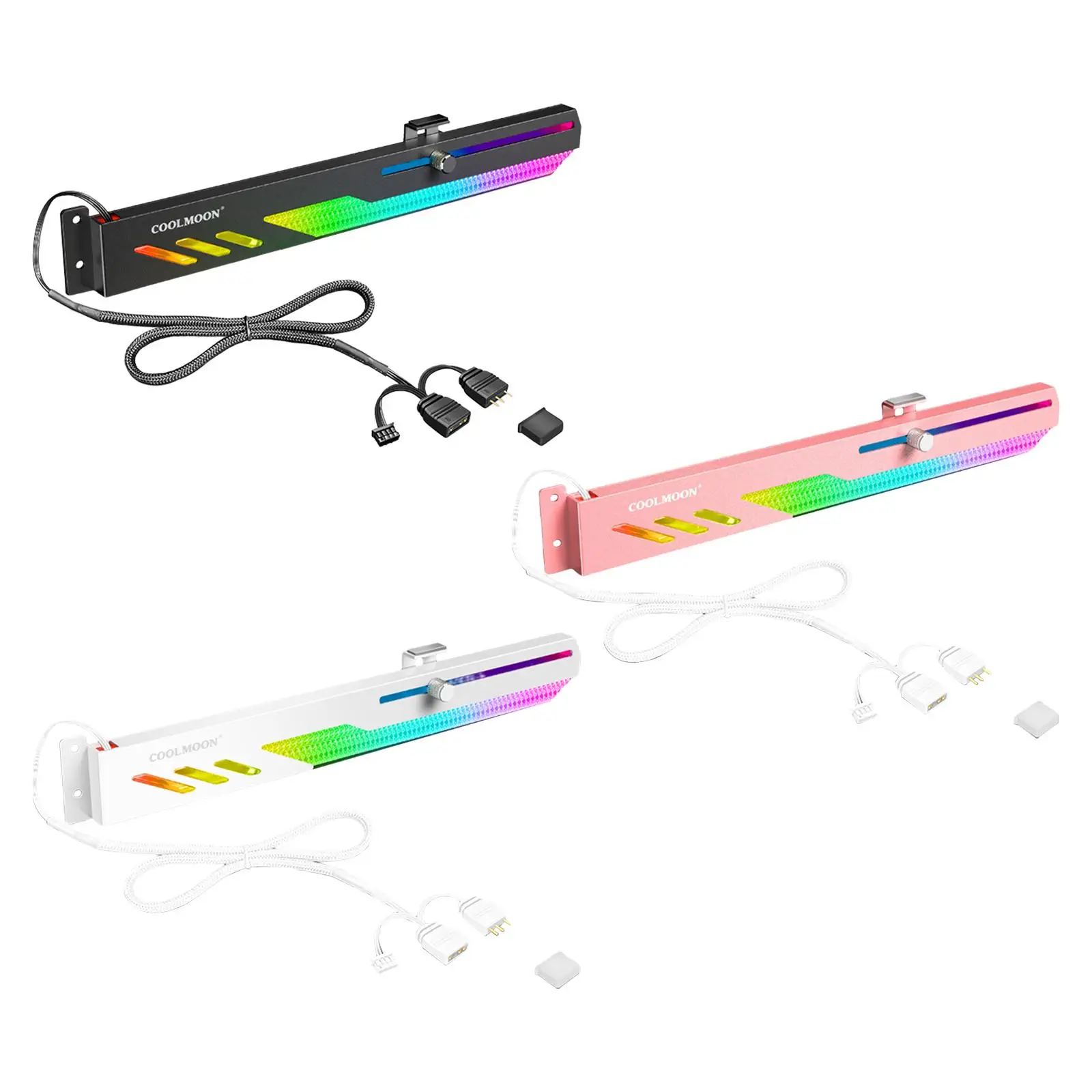 Tarjeta gráfica ARGB GPU Brace 5V LED Tarjetas gráficas de computadora Soporte de escritorio