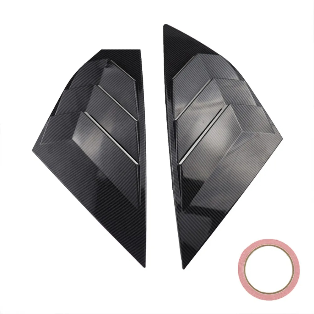

Embellecedor cubierta ventilación lateral Panel ventana trasera, embellecedor pegatina para Ford Focus 12-18 ST R