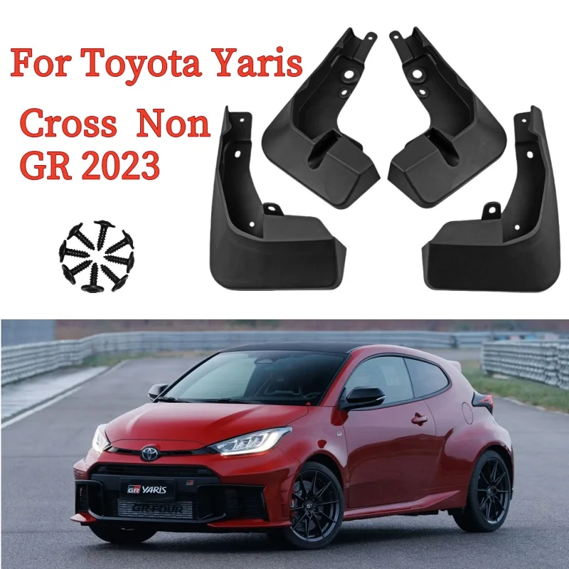 

4pcs/Set Car Mudguards for Toyota Yaris Cross AC200 2023 2024 Non GR Car Mud Flaps Guard Wheel Front Rear Splash Flap
