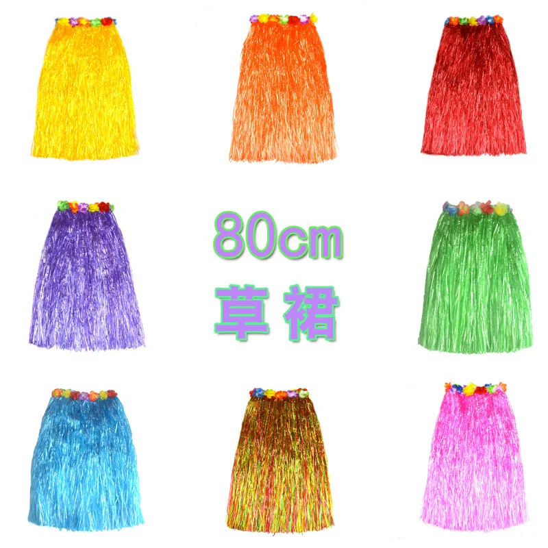 30/40/60/80 cm Hawaiian Hula Rock Sommer Strand Party Erwachsene Kinder Dress Up Happy Tropical Aloha Hawaii Geburtstag Party Dekor