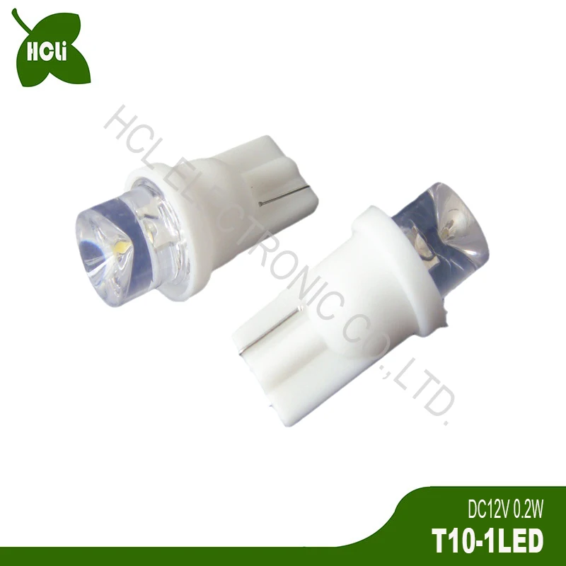 High quality 6V 6.3V T10 Wedge Ted Instrument Light,w5w 194 168 Led Bulb Lamp Light Led Indicator Light free shipping 50pcs/lot