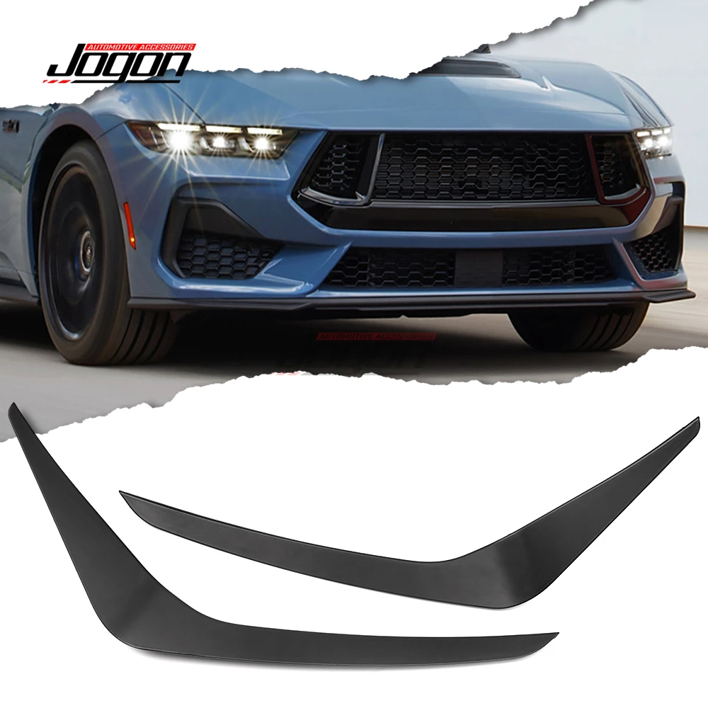 

For Ford Mustang S650 GT Ecoboost 2024 2025 Outlet Car Front Fog Light Side Air Vent Splitter Body Kit Cover Trim Accessories