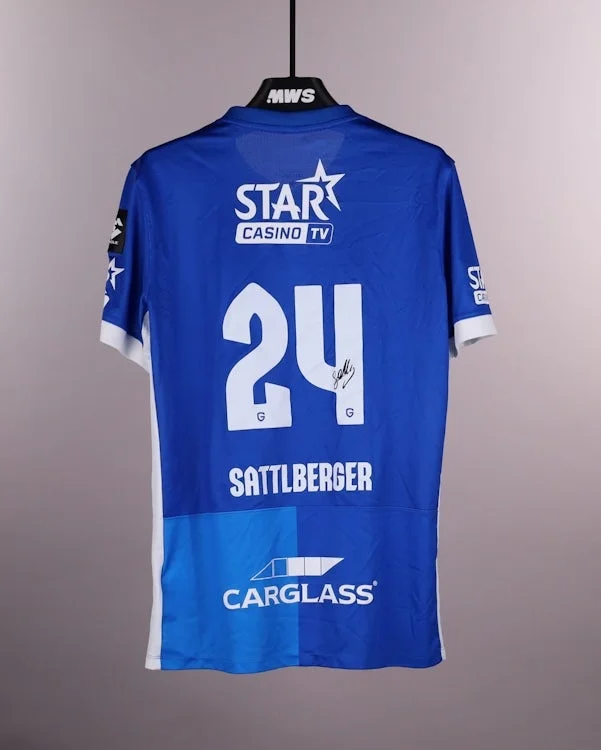 2026 KRC Genk Home Soccer Jersey Bibout 23 Men Short Sleeve Blue Football Shirt Quick Dry Fans Uniform