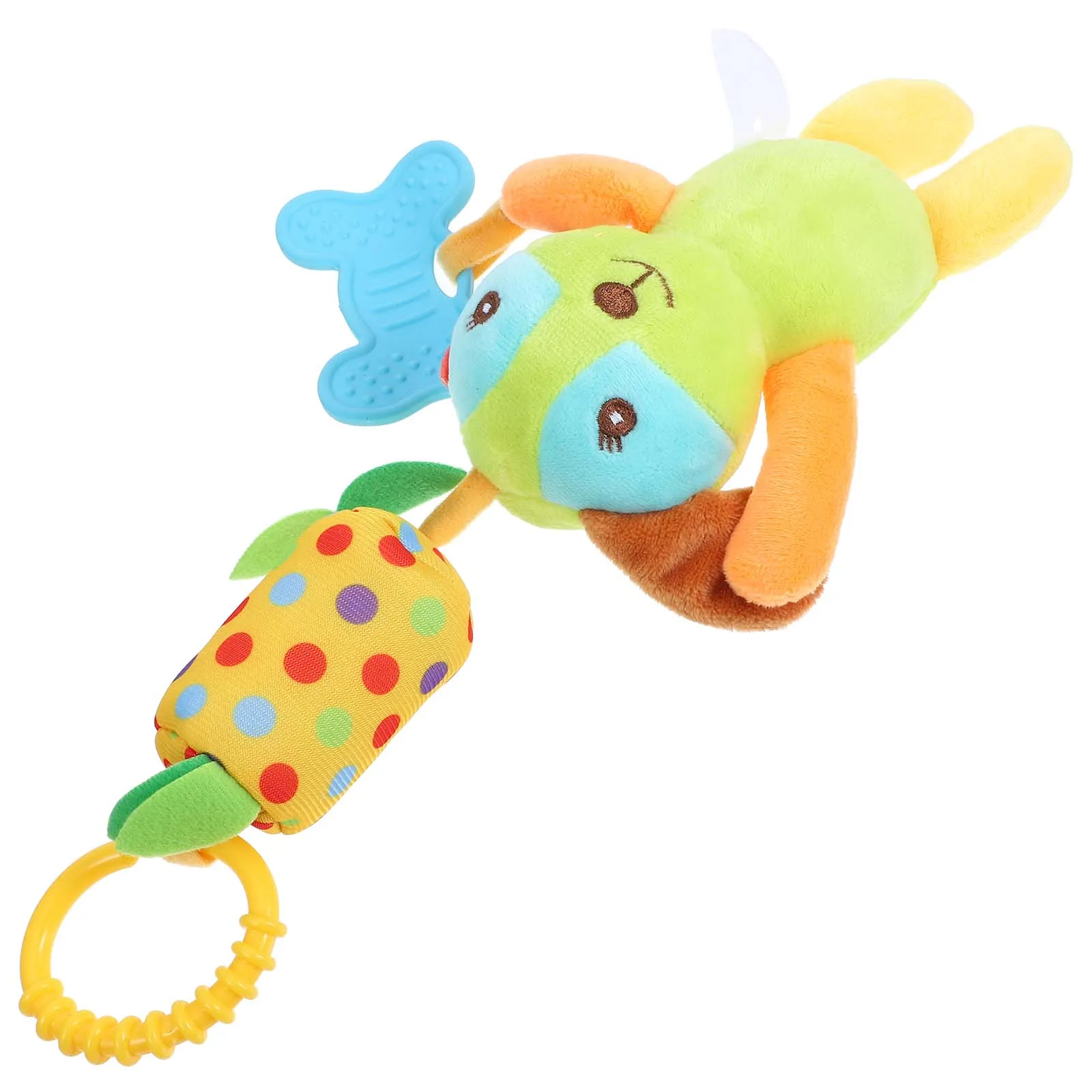 Berceau de bébé doux suspendu, poussette, cloche pour chien, nouveau-né, Animal en peluche, développement sensoriel Tactile, cadeau, porte-siège de voiture