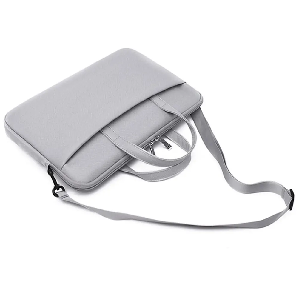 

Водонепроницаемая сумка для ноутбука, портативная сумка для переноски компьютера из искусственной кожи для деловых поездок, противоударная сумка для хранения ноутбука и планшета